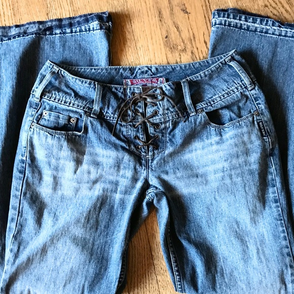 Silver Jeans Denim - Awesome Women's Silver Jeans w/ Lace-up waist, 12